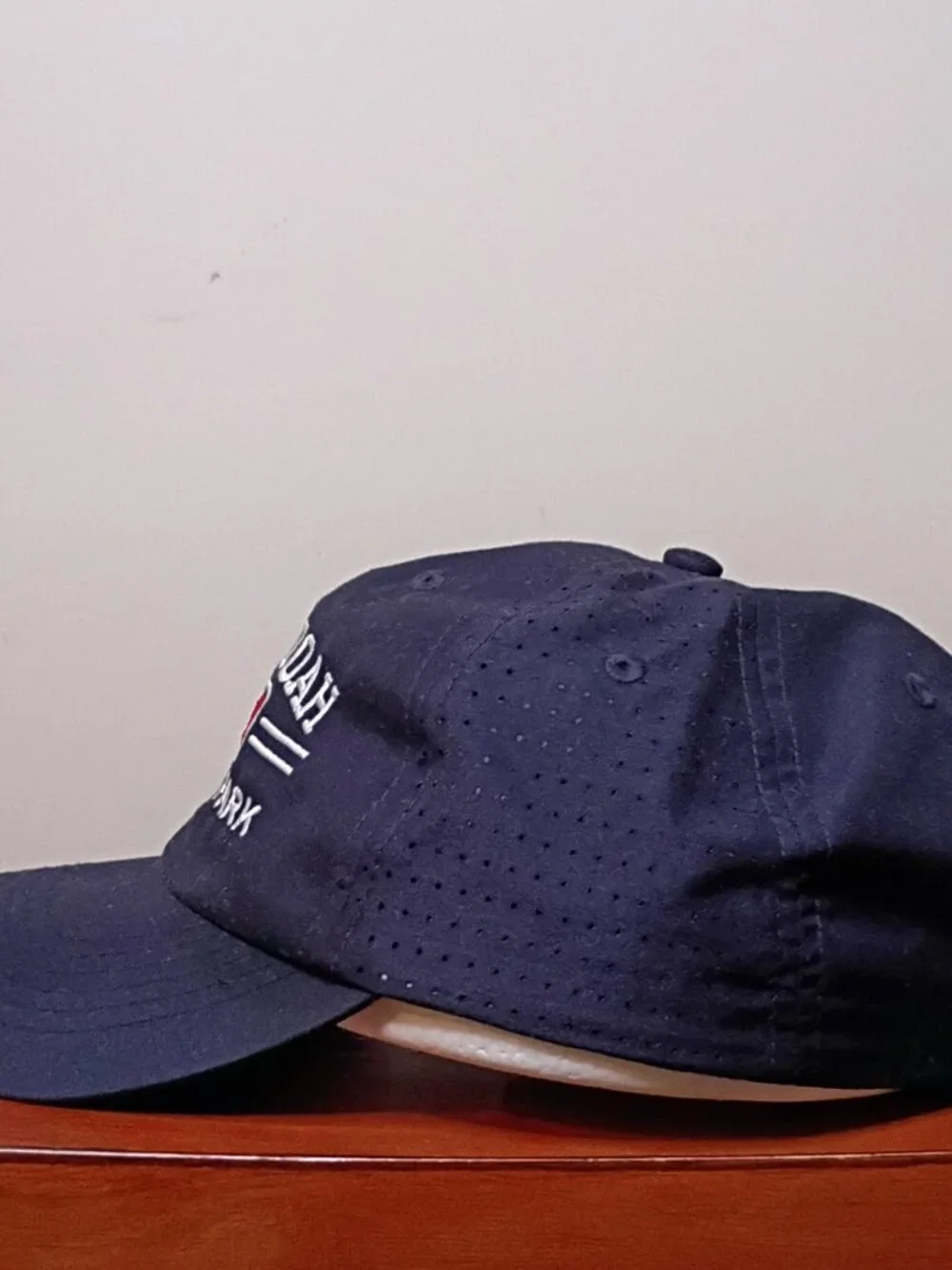 Shenandoah National Park Virginia Blue Embroidered Adjustable Hat